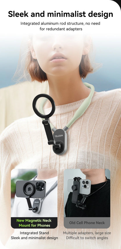 Magnetic Neck Mount for Smartphones