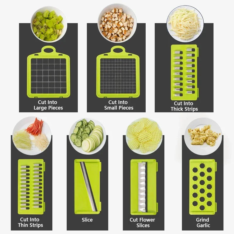 Multifunctional Vegetable Chopper and Slicer