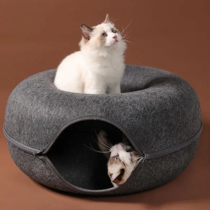 Dual-Use Cat Tunnel & Bed