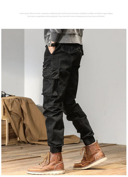 CAAYU Men's Multi-Pocket Tactical Joggers