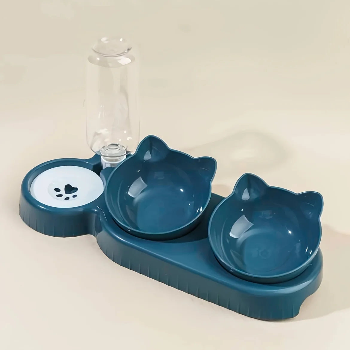 3-in-1 Cat Bowl & Water Feeder