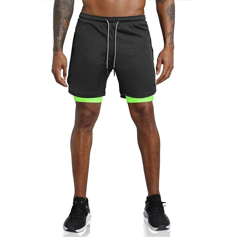 Men's 2-in-1 Quick Dry Shorts