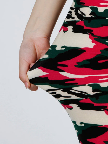 Stylish Camouflage Push-Up Fitness Leggings