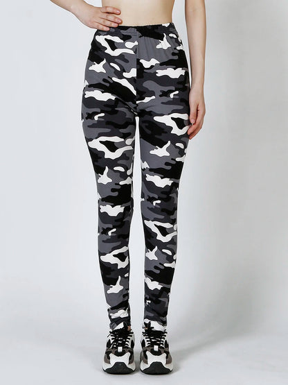 Stylish Camouflage Push-Up Fitness Leggings