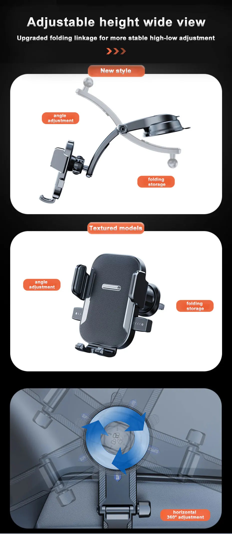 BLALION 360° Rotatable Car Phone Holder