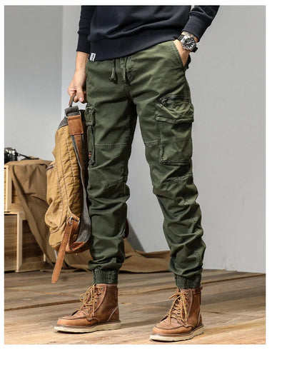 CAAYU Men's Multi-Pocket Tactical Joggers