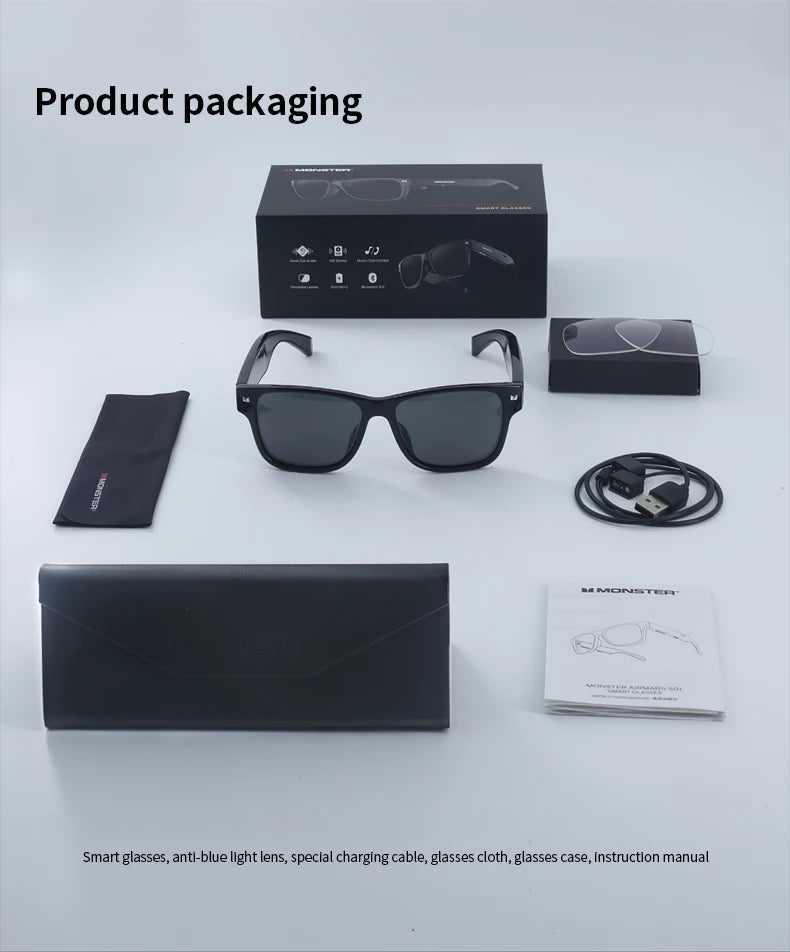 Monster Wireless Bluetooth Smart Sport Sunglasses