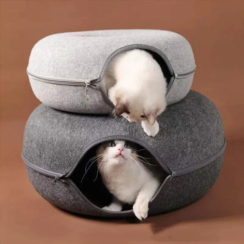 Dual-Use Cat Tunnel & Bed