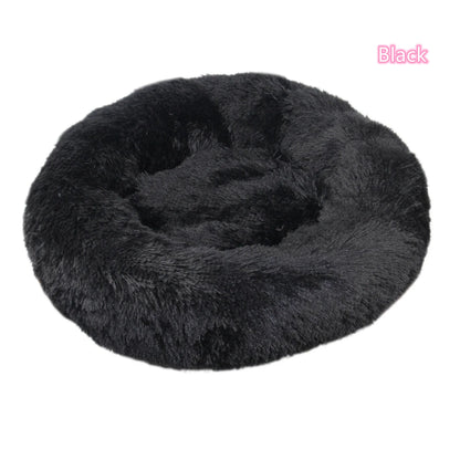 Plush Donut Cat Bed - Ultimate Comfort