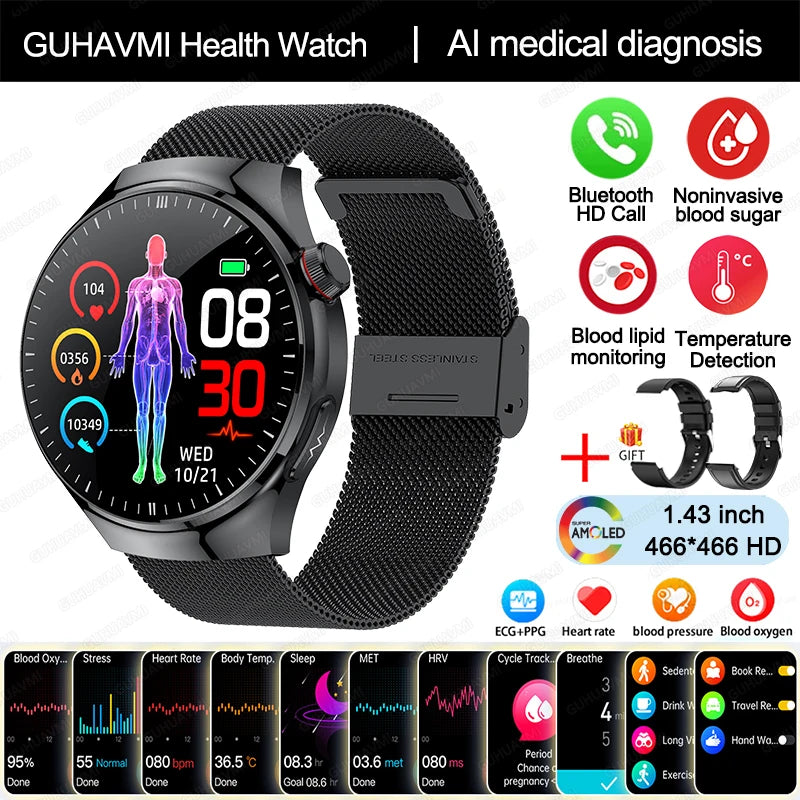 Smart Health Watch with Medical Features