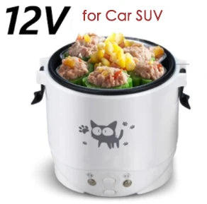 Portable Dual-Use Mini Rice Cooker 12V