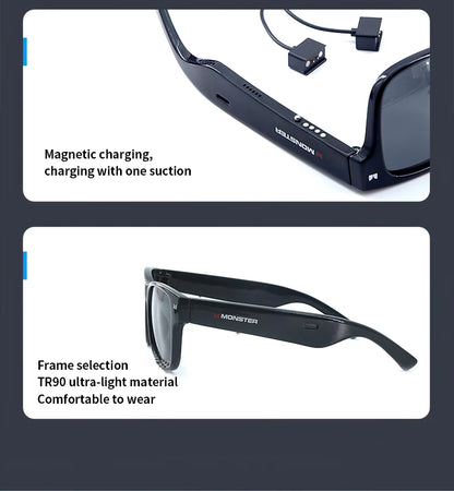 Monster Wireless Bluetooth Smart Sport Sunglasses