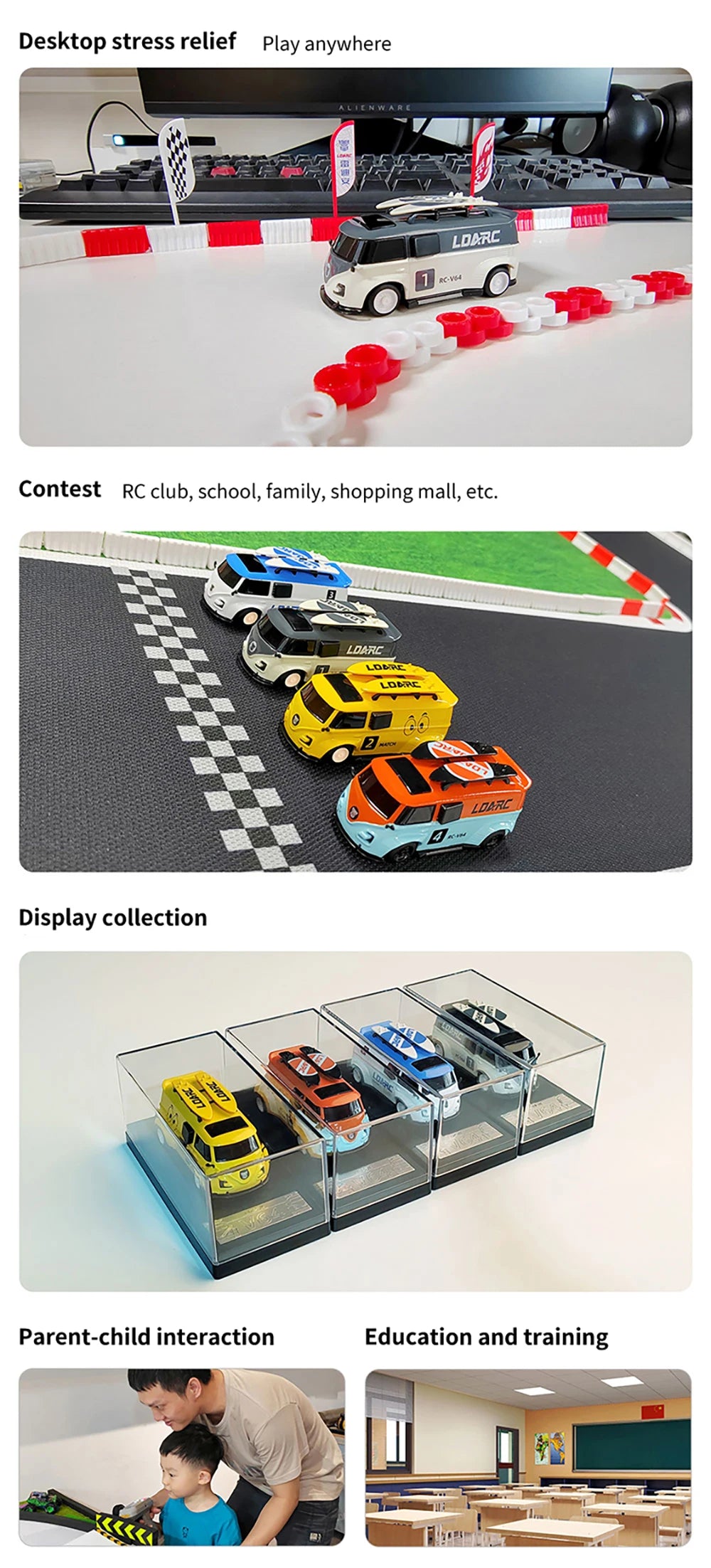 LDARC V64 1/64 Mini RC Car