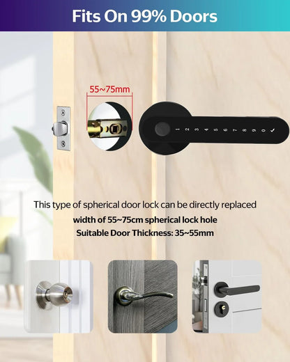 Keyless Smart Door Lock with Fingerprint