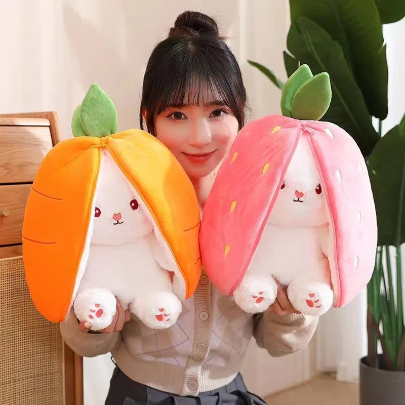 Transformable Rabbit Plush Toy Pillow