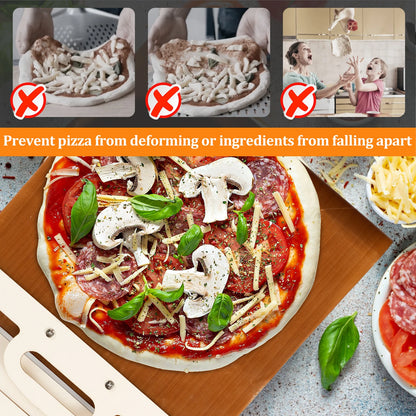 Non-Stick Sliding Pizza Peel with Handle