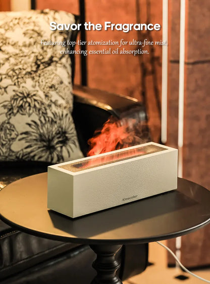 KINSCOTER Ultrasonic Flame Aroma Diffuser