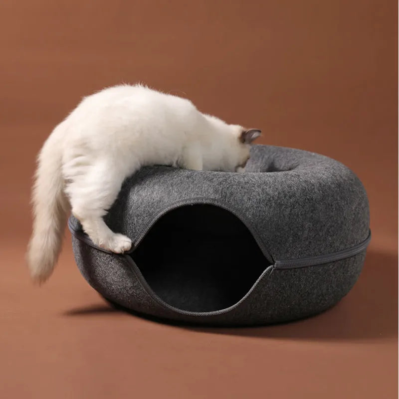 Dual-Use Cat Tunnel & Bed