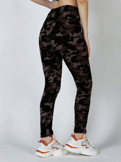 Stylish Camouflage Push-Up Fitness Leggings