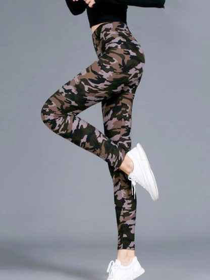 Stylish Camouflage Push-Up Fitness Leggings