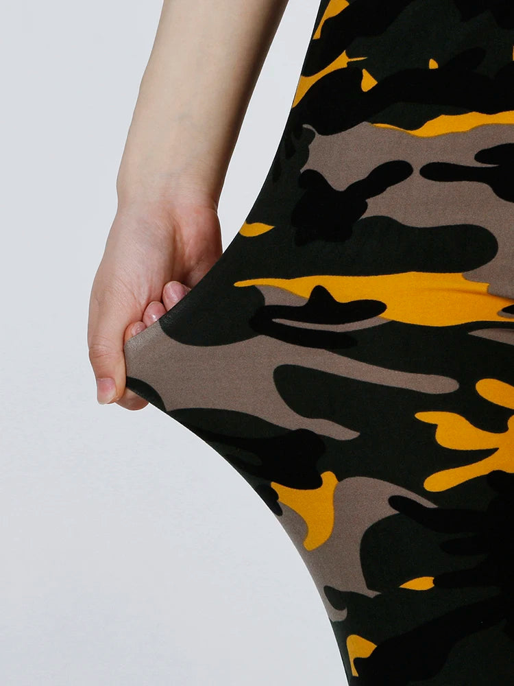 Stylish Camouflage Push-Up Fitness Leggings