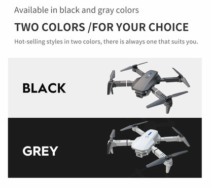 E88 Foldable 4K Drone with Dual Camera