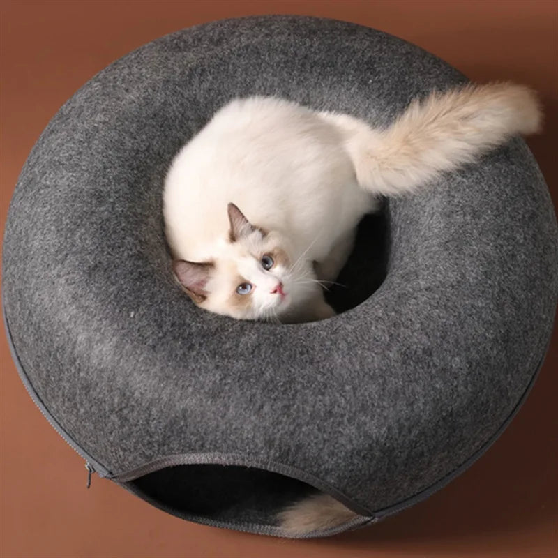 Dual-Use Cat Tunnel & Bed