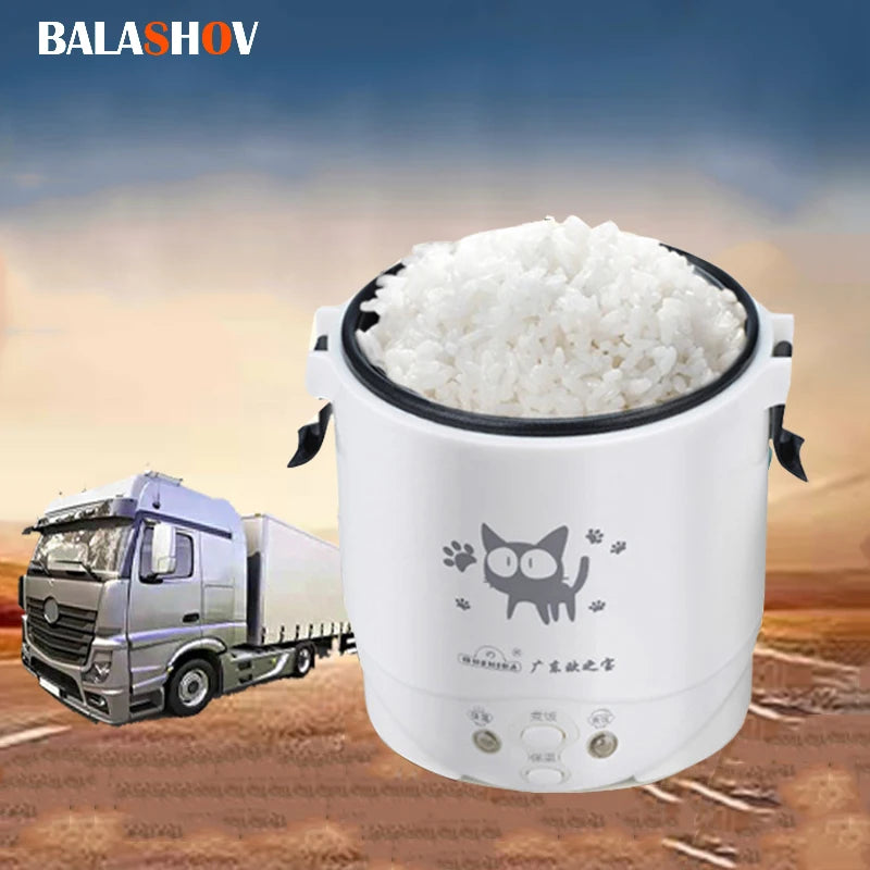 Portable Dual-Use Mini Rice Cooker 12V