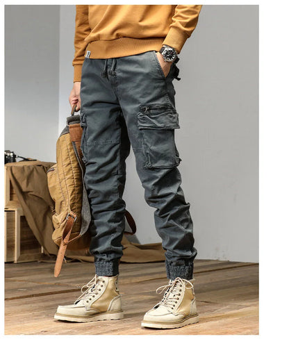 CAAYU Men's Multi-Pocket Tactical Joggers