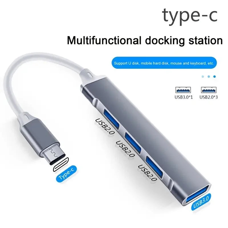 4-Port USB 3.0 Hub High Speed