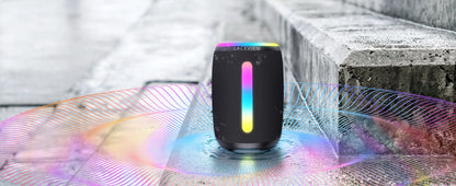 TWS Waterproof Bluetooth LED Speaker