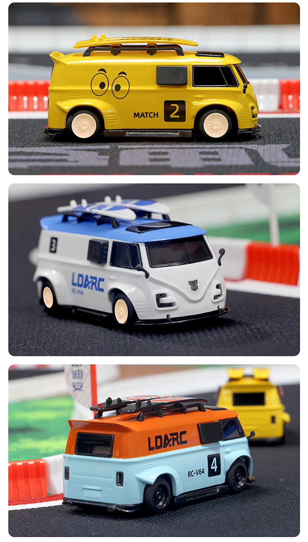 LDARC V64 1/64 Mini RC Car