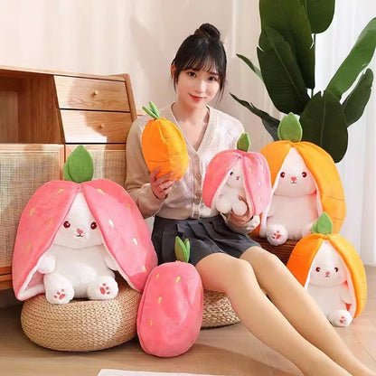 Transformable Rabbit Plush Toy Pillow