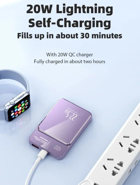 100000mAh Magnetic Qi Wireless Power Bank