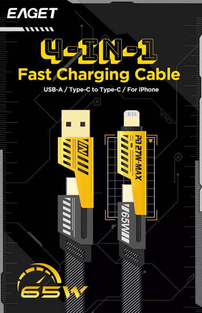 Eaget 4-in-1 Fast Charging Cable