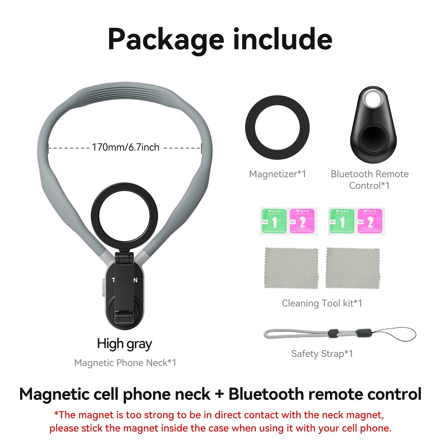 Magnetic Neck Mount for Smartphones