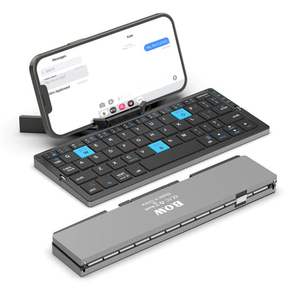 Compact Folding Bluetooth Keyboard