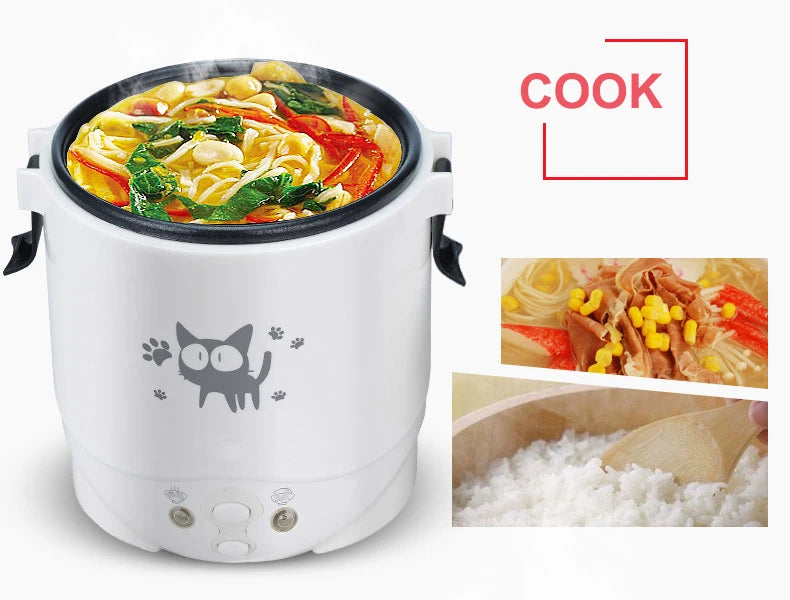 Portable Dual-Use Mini Rice Cooker 12V