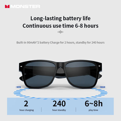 Monster Wireless Bluetooth Smart Sport Sunglasses