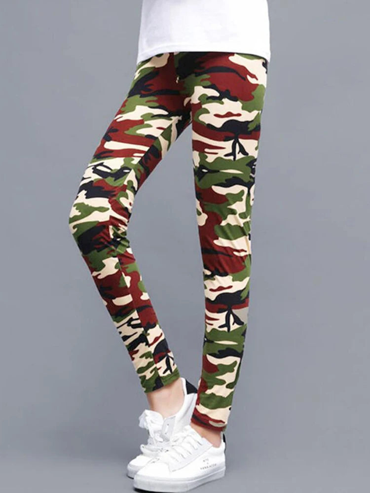 Stylish Camouflage Push-Up Fitness Leggings