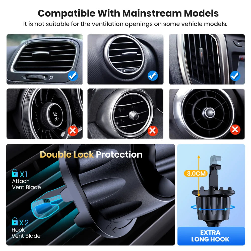 Universal 360° Car Phone Mount