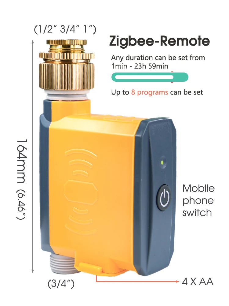 ZigBee Garden Hose Sprinkler Timer with Smart App Control