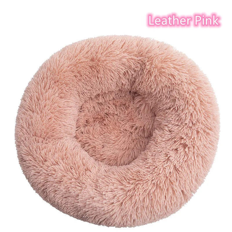 Plush Donut Cat Bed - Ultimate Comfort