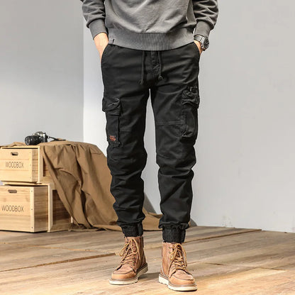 CAAYU Men's Multi-Pocket Tactical Joggers