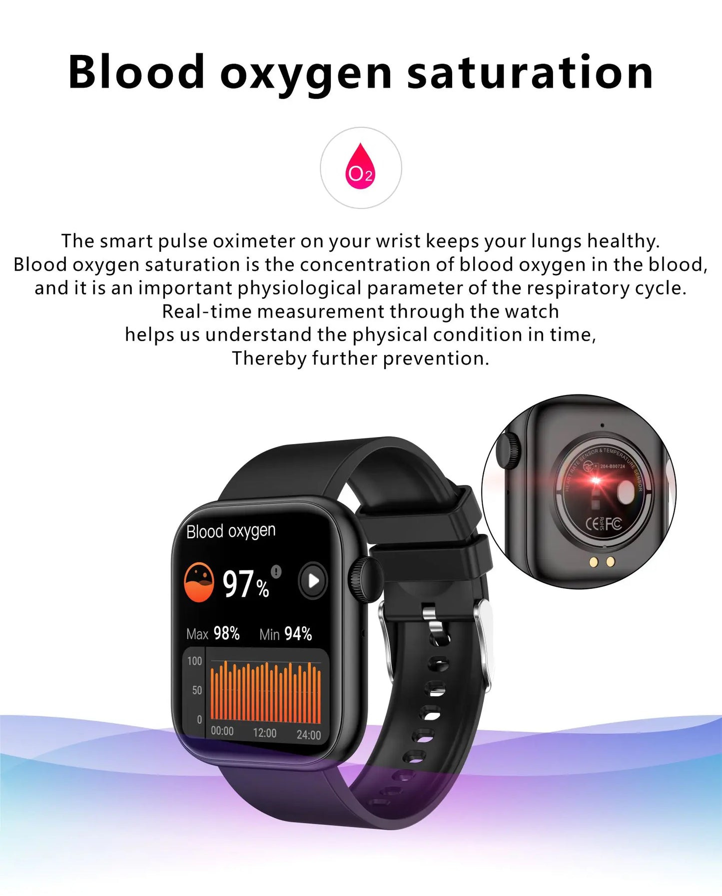 LIGE Smartwatch 2024 with Bluetooth