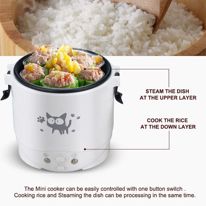 Portable Dual-Use Mini Rice Cooker 12V