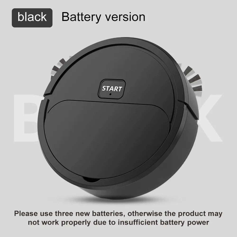 3-in-1 Mini Robotic Vacuum Cleaner