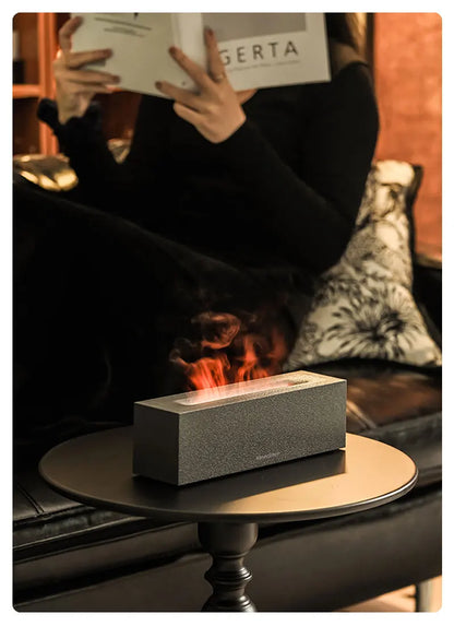 KINSCOTER Ultrasonic Flame Aroma Diffuser