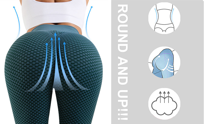 High-Waist Seamless Push-Up Gym Leggings