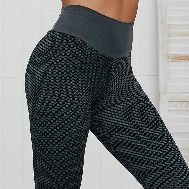 High-Waist Seamless Push-Up Gym Leggings